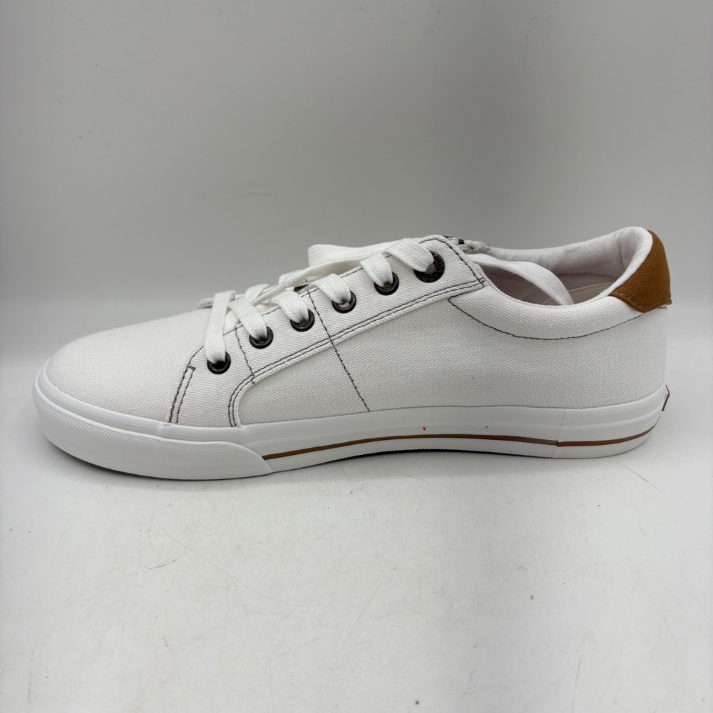 Taos Z-Soul White Canvas Side Zip Low Top Sneakers Womens 10 ZSL-13672 - Picture 5 of 9